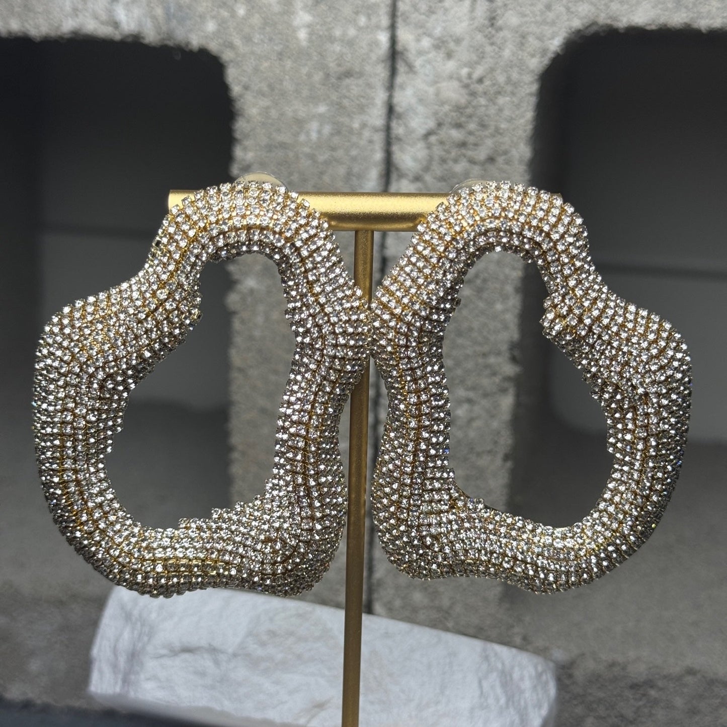Golden Mirage Hoops