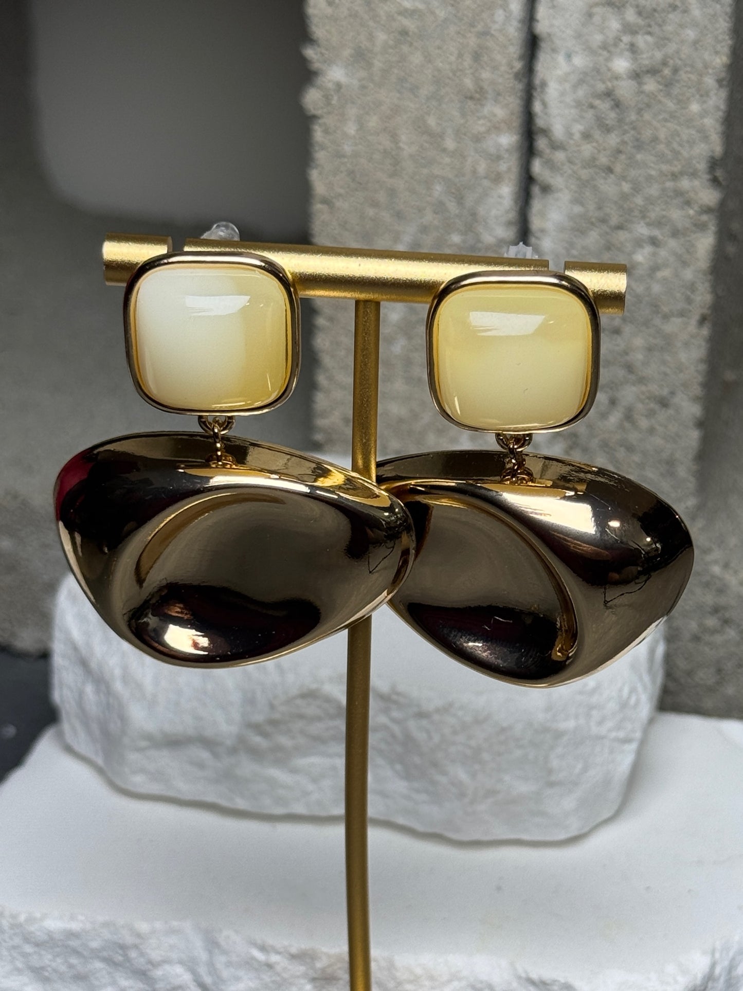 Double Feature Layered Earrings