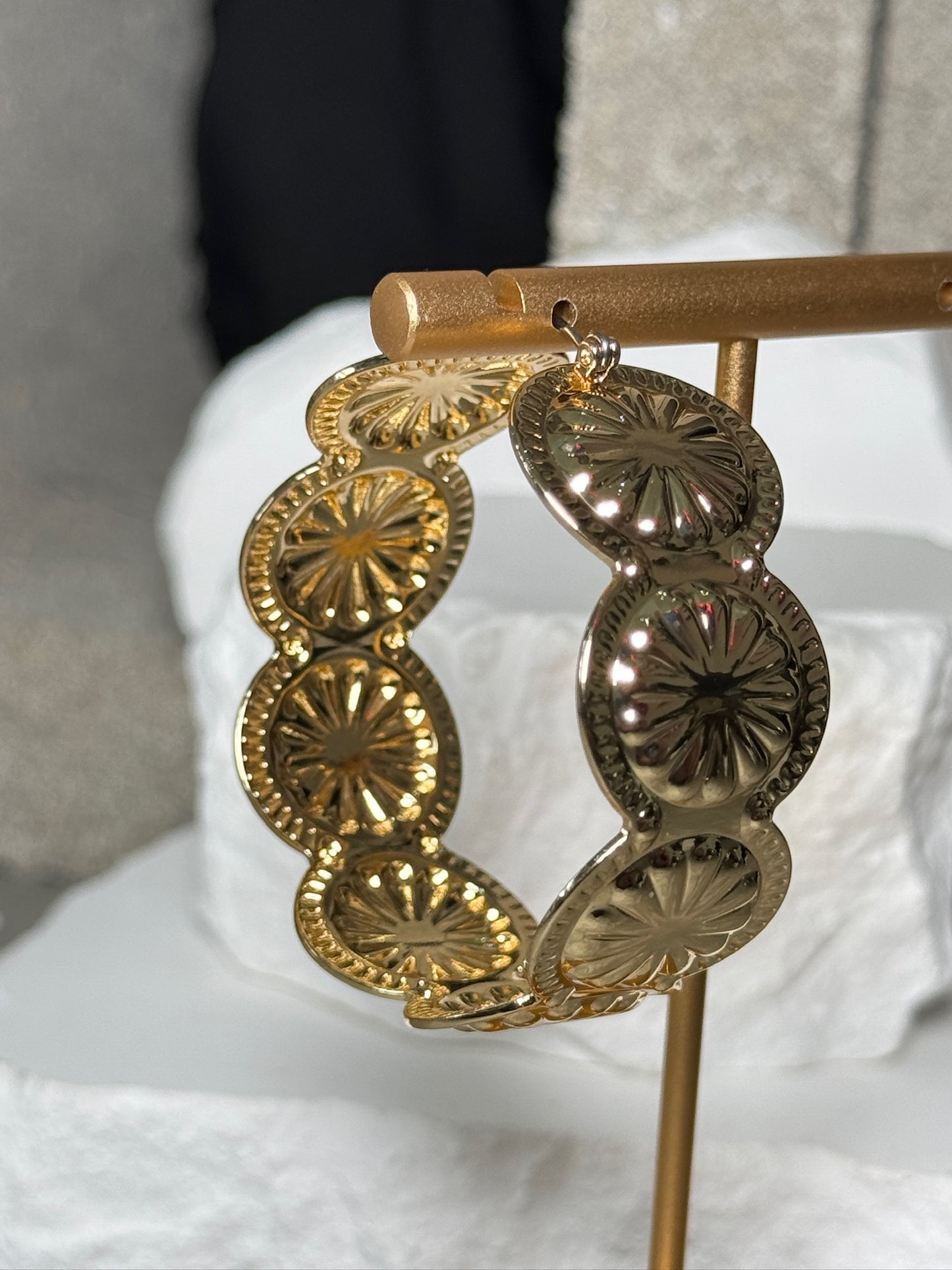 Garden Glow Hoop Earrings