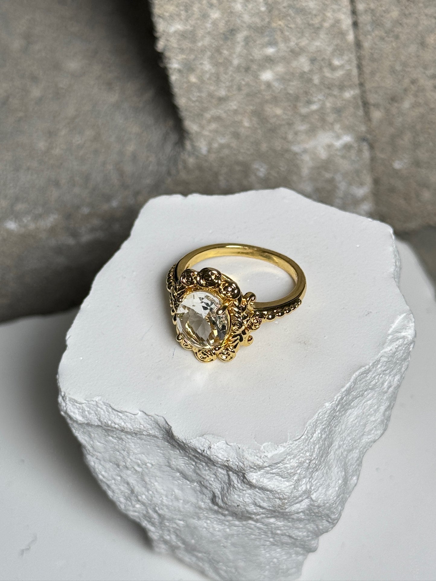 Majestic Rose Ring Size 6.5