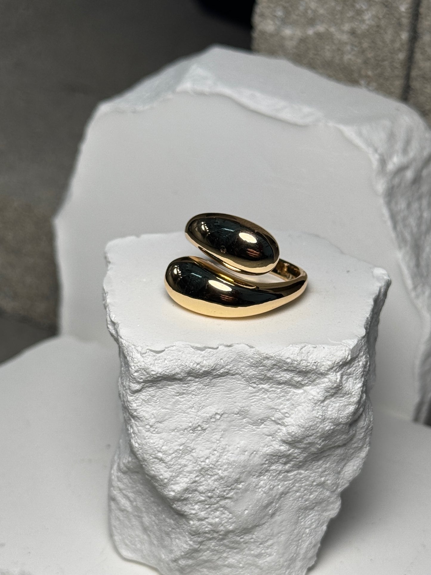 Twin Flame Double Layer Midi Ring Size 7