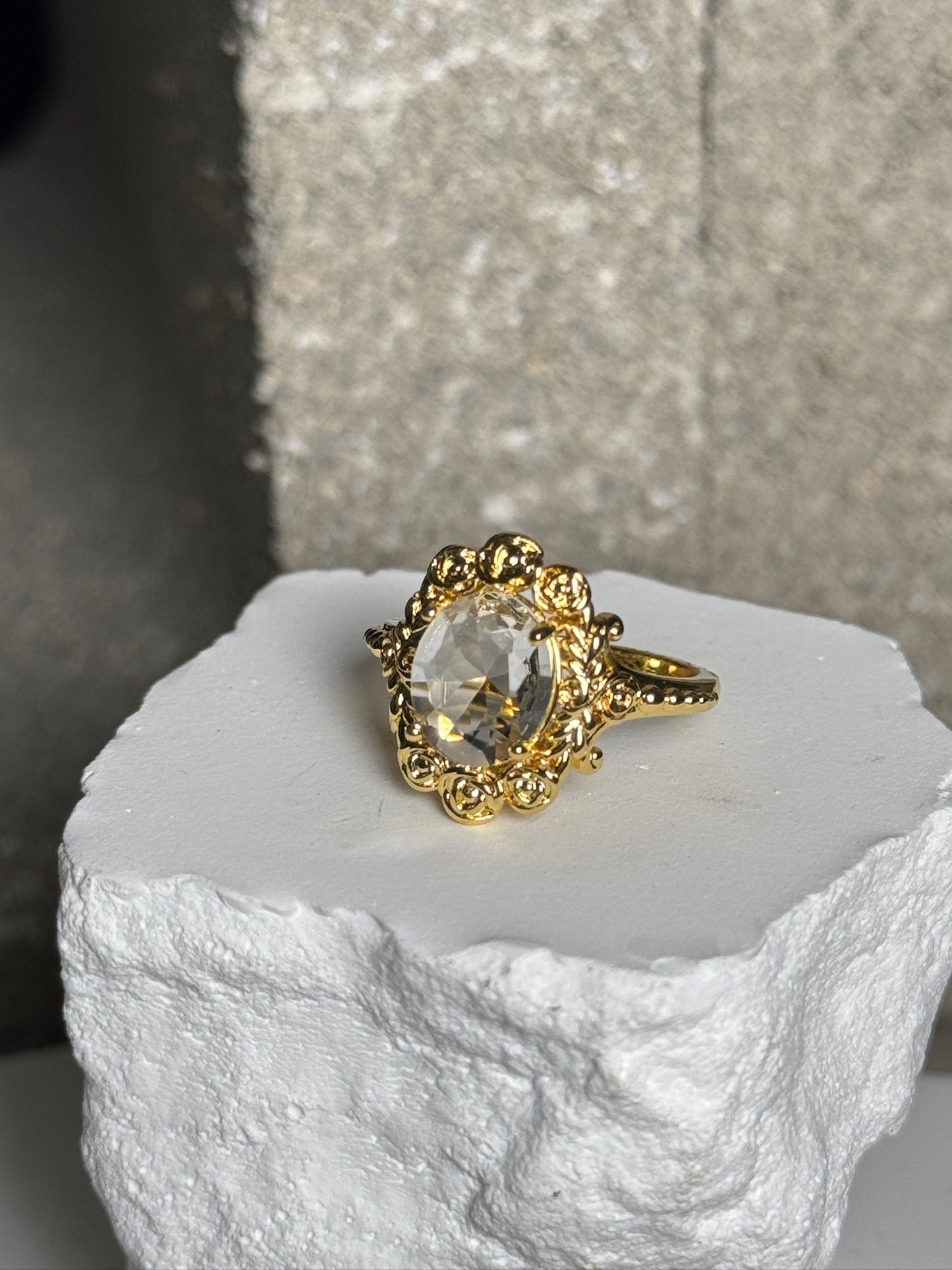 Majestic Rose Ring Size 6.5