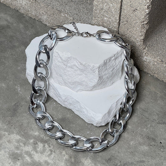Mega Metal Link Necklace 16" w/ Extender