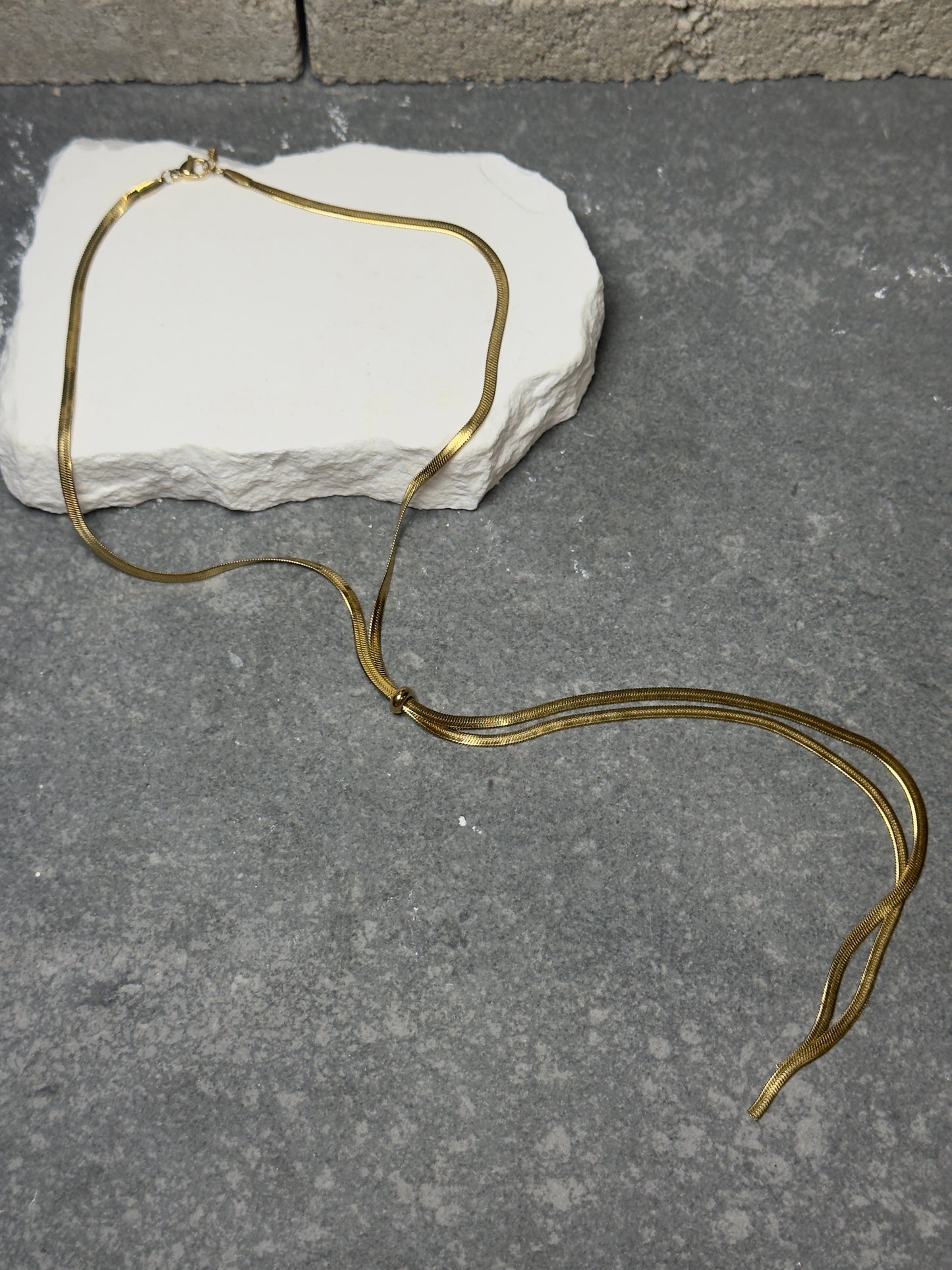 Fringe with Benefits Necklace 16"