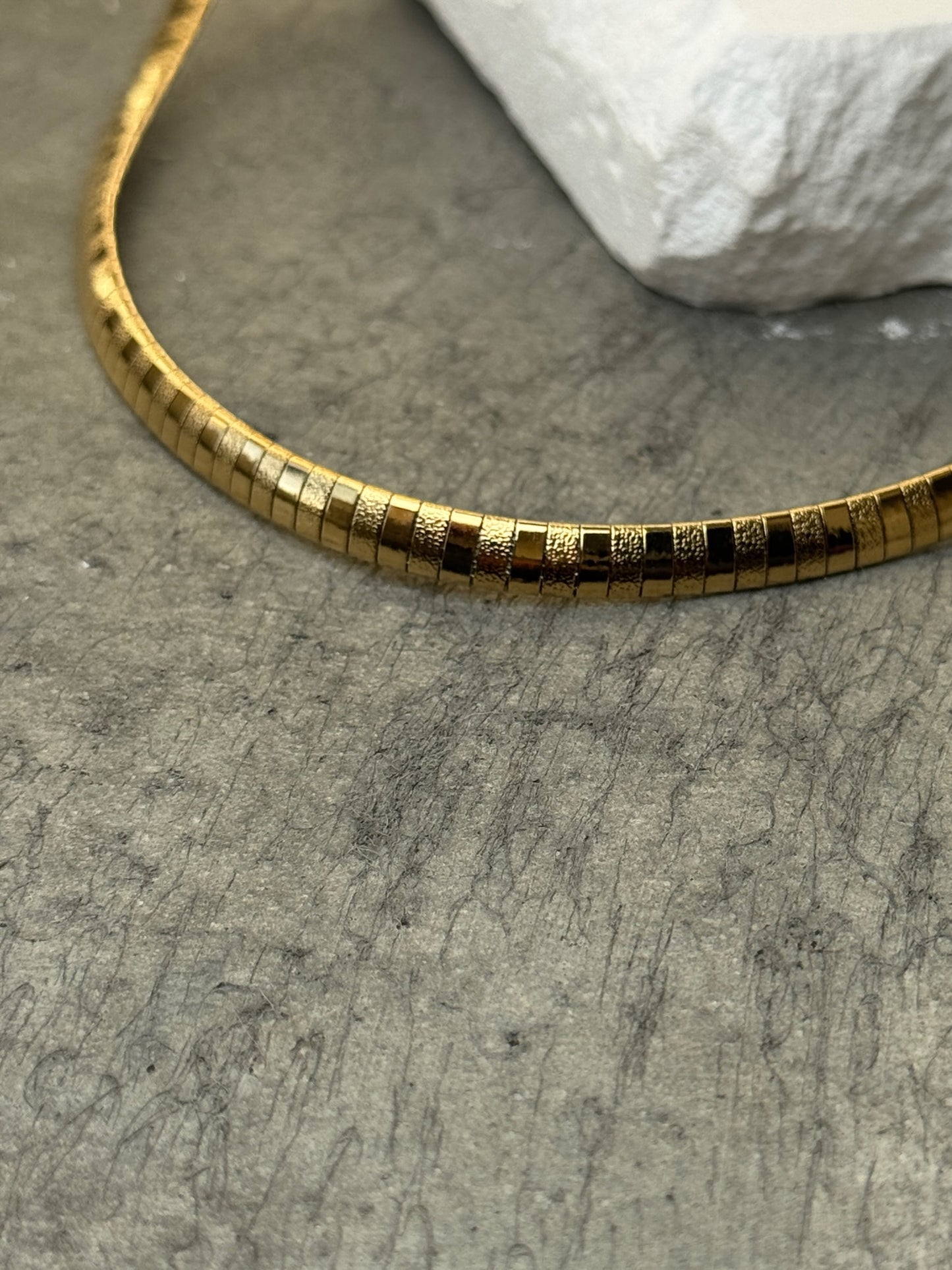 So Bold 2 Tones Necklace 15" w/ Extender