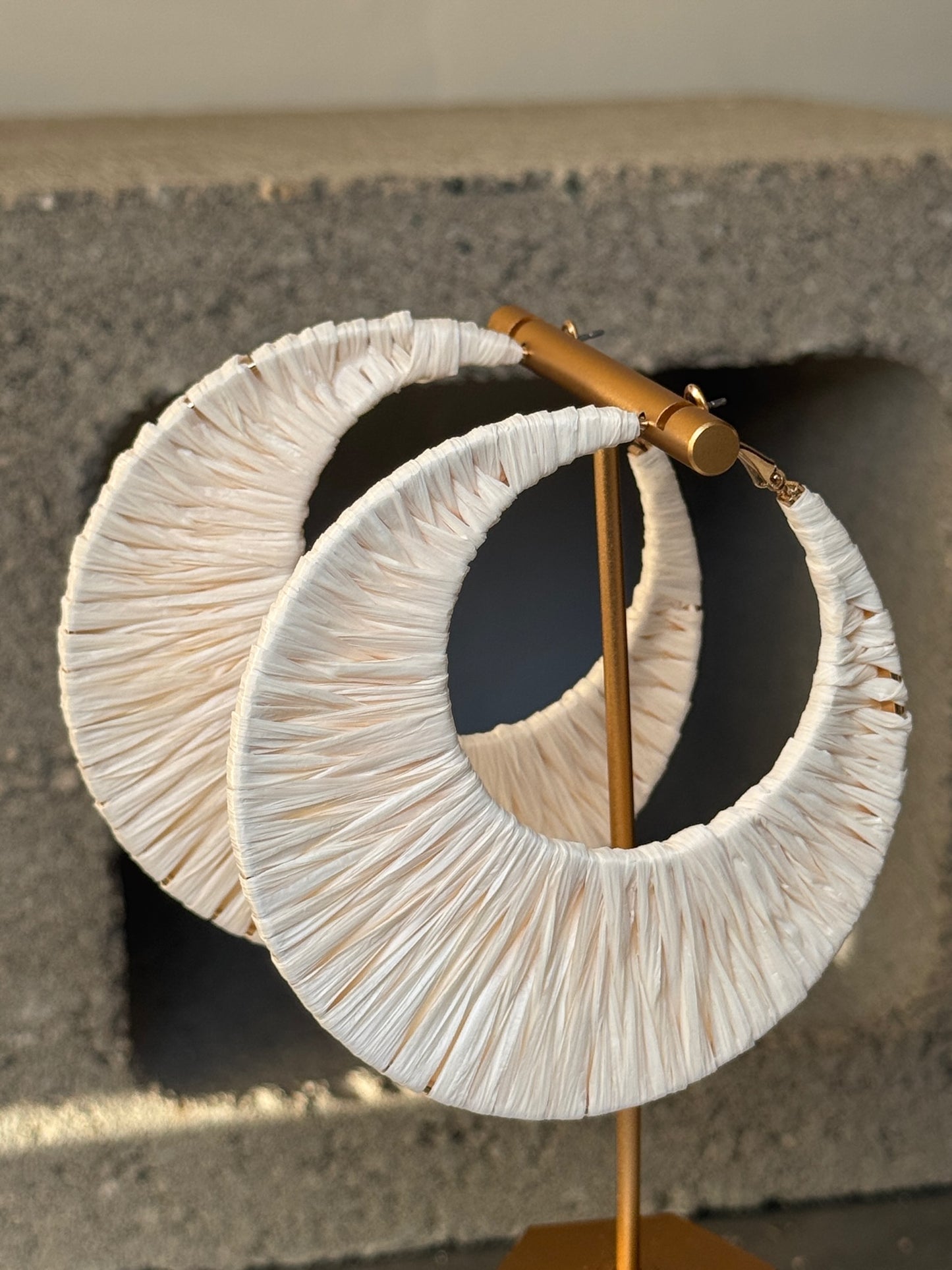 Goddess Woven Hoops