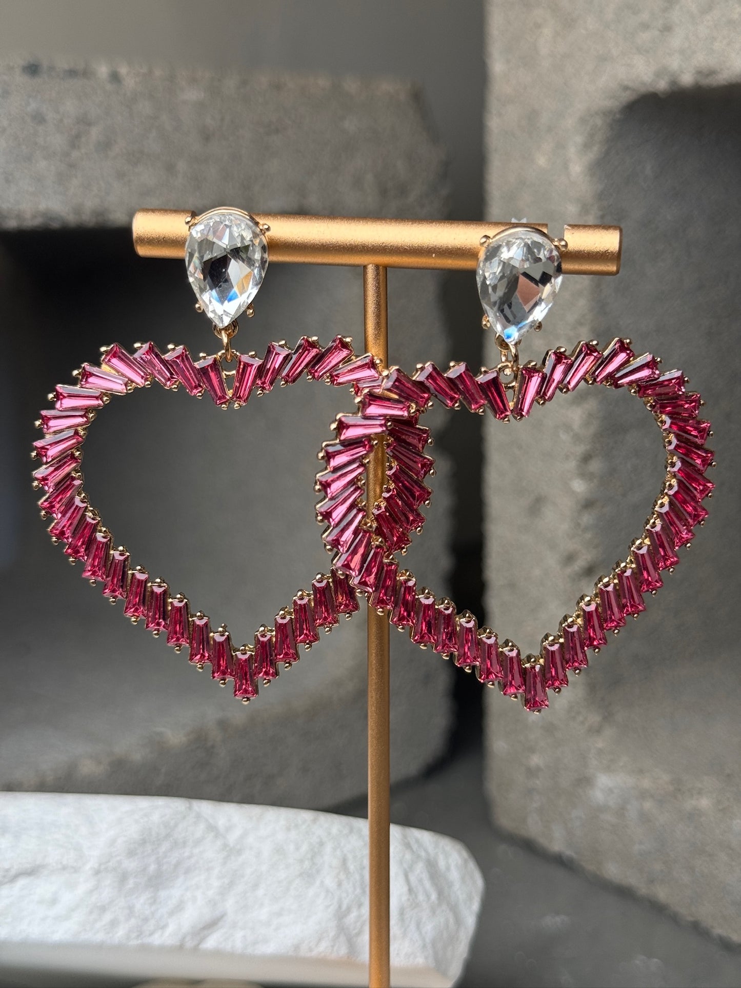 Forever Yours Heart Earrings
