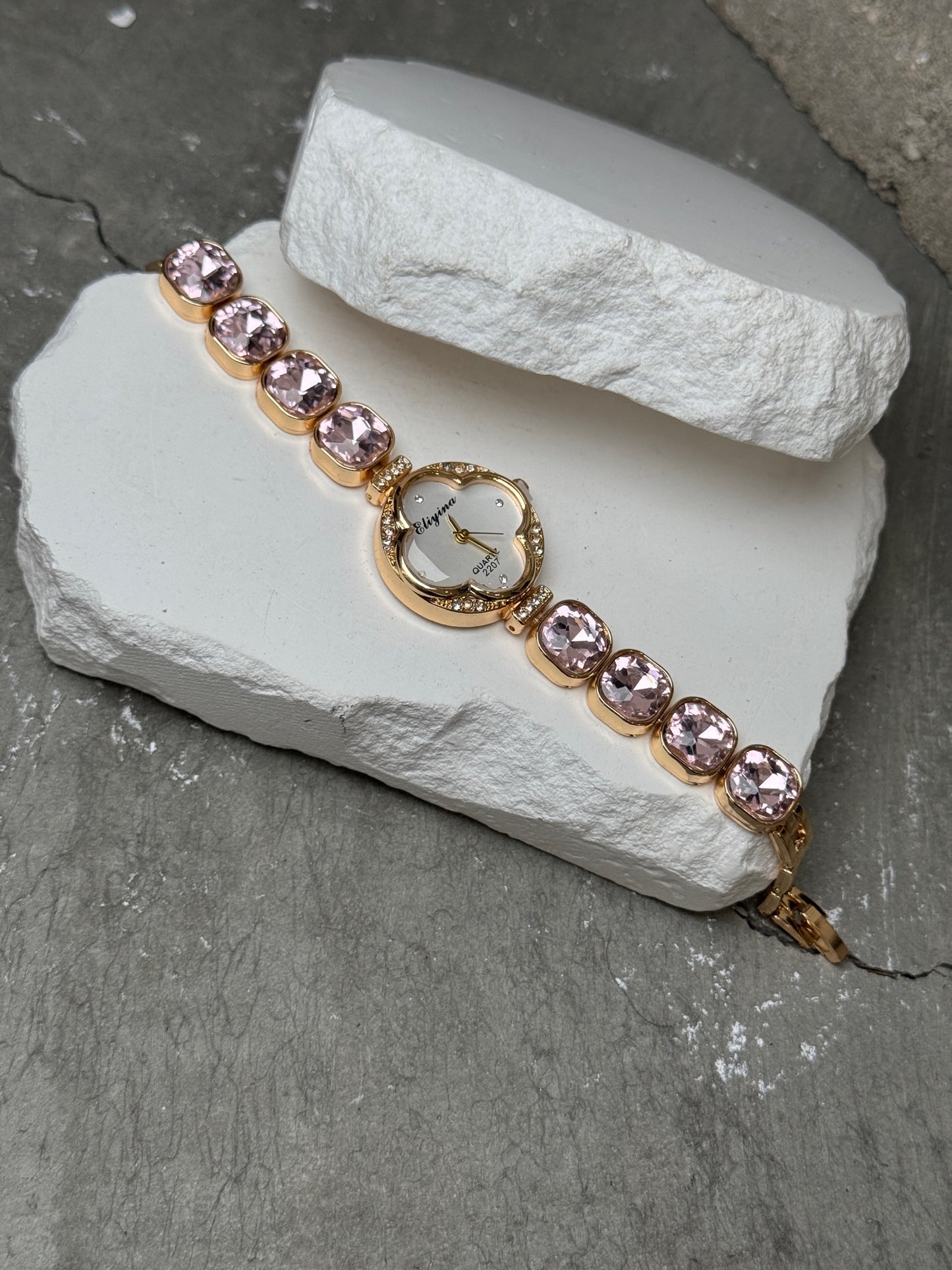 Petal Pink Wrist Watch 7"