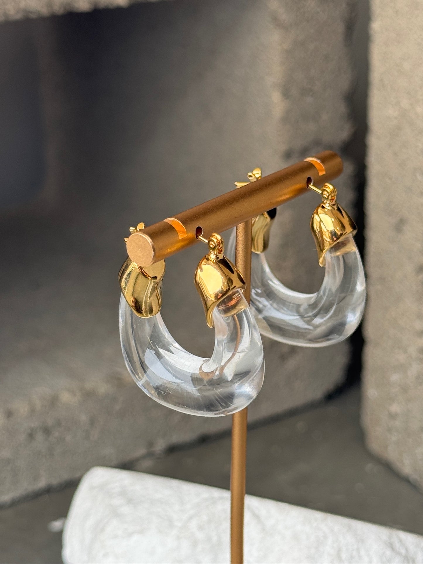 Glass Slipper Mini Hoops