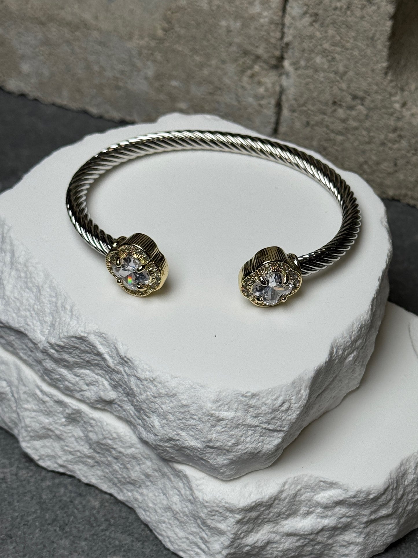 Blossom Babe Mixed Metal Bracelet