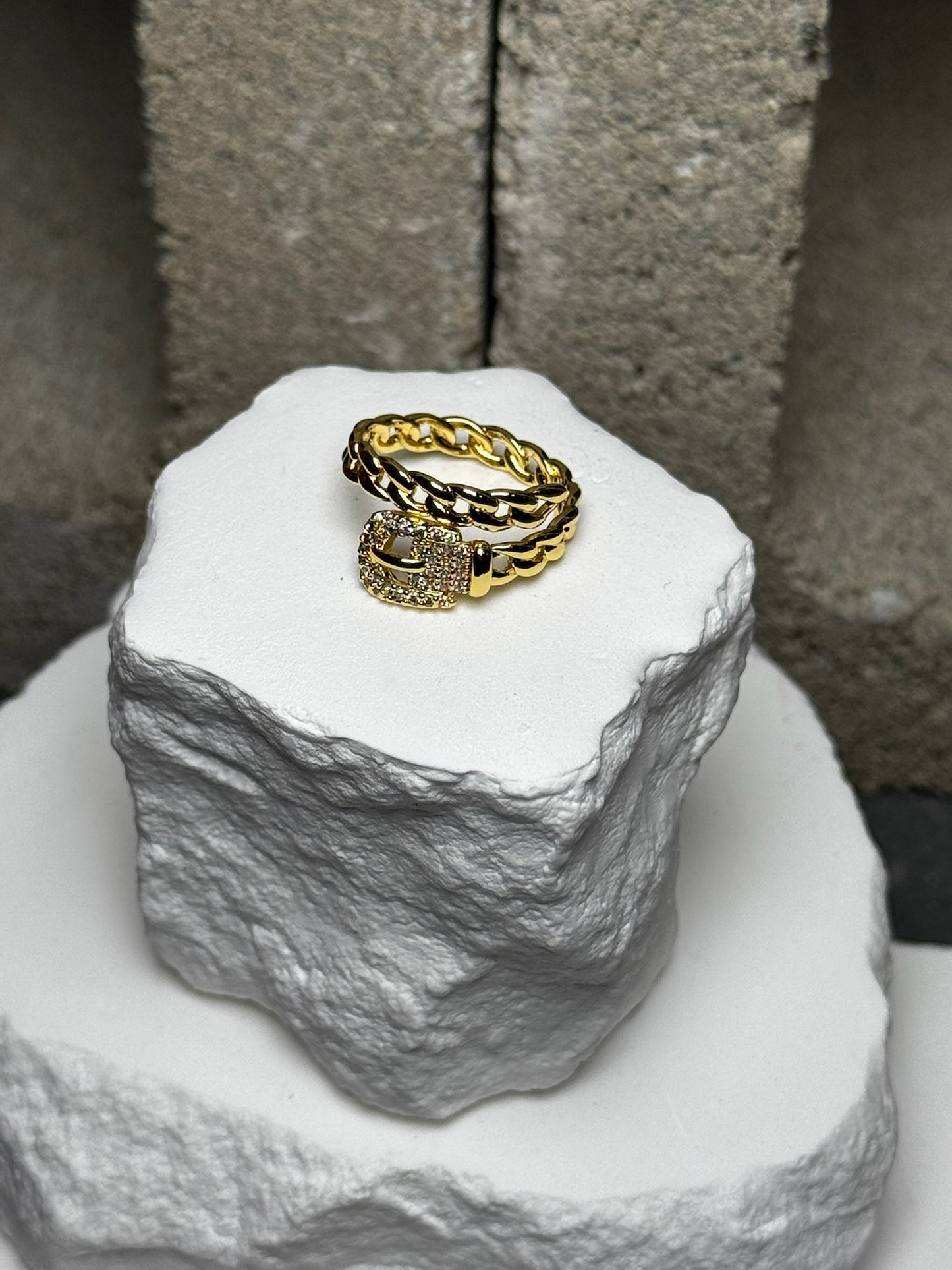 Buckle Down Belt Ring Size 8