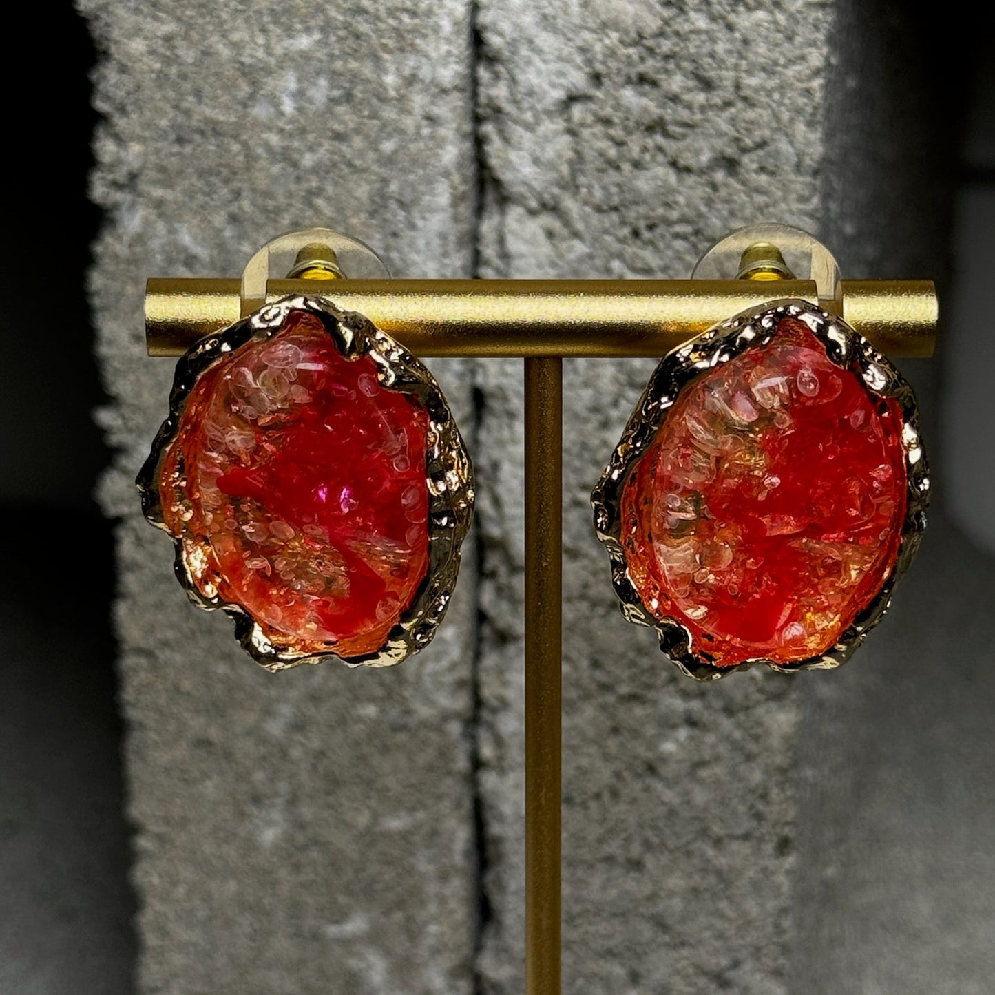 Lava Flow Stud Earrings