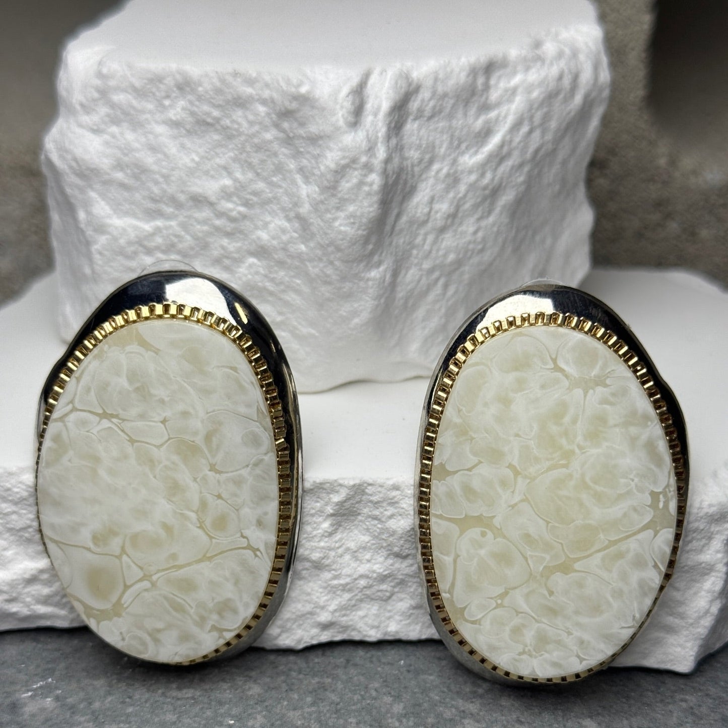 Marble Muse Stud Earrings