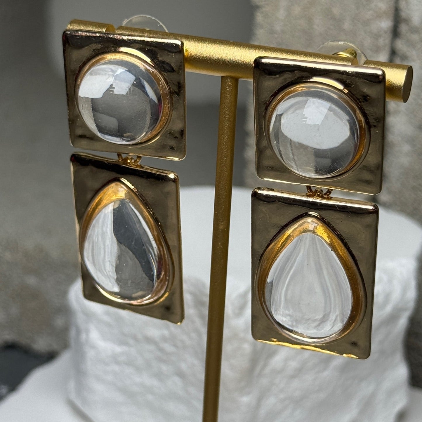 Double Fantasy 2-Layer Earrings