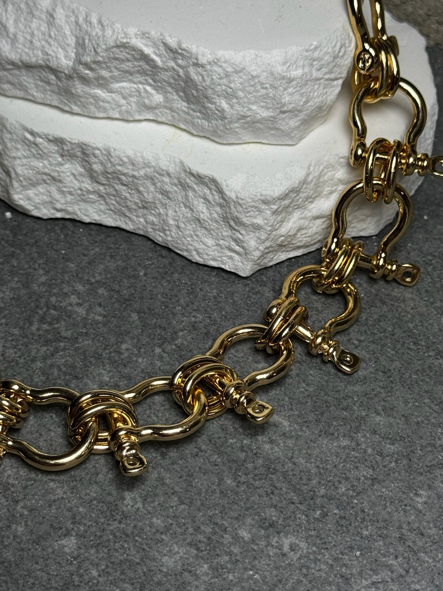 Built Different Linked Necklace 14" w/ Extender
