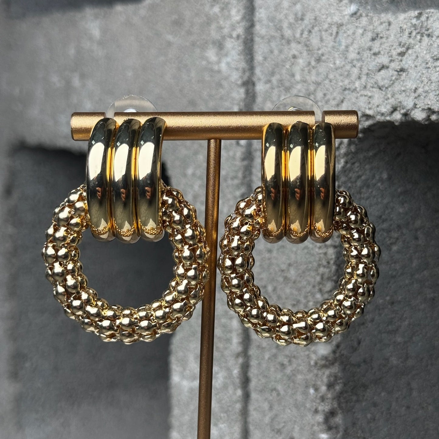 Looped In Oversized Stud Earring