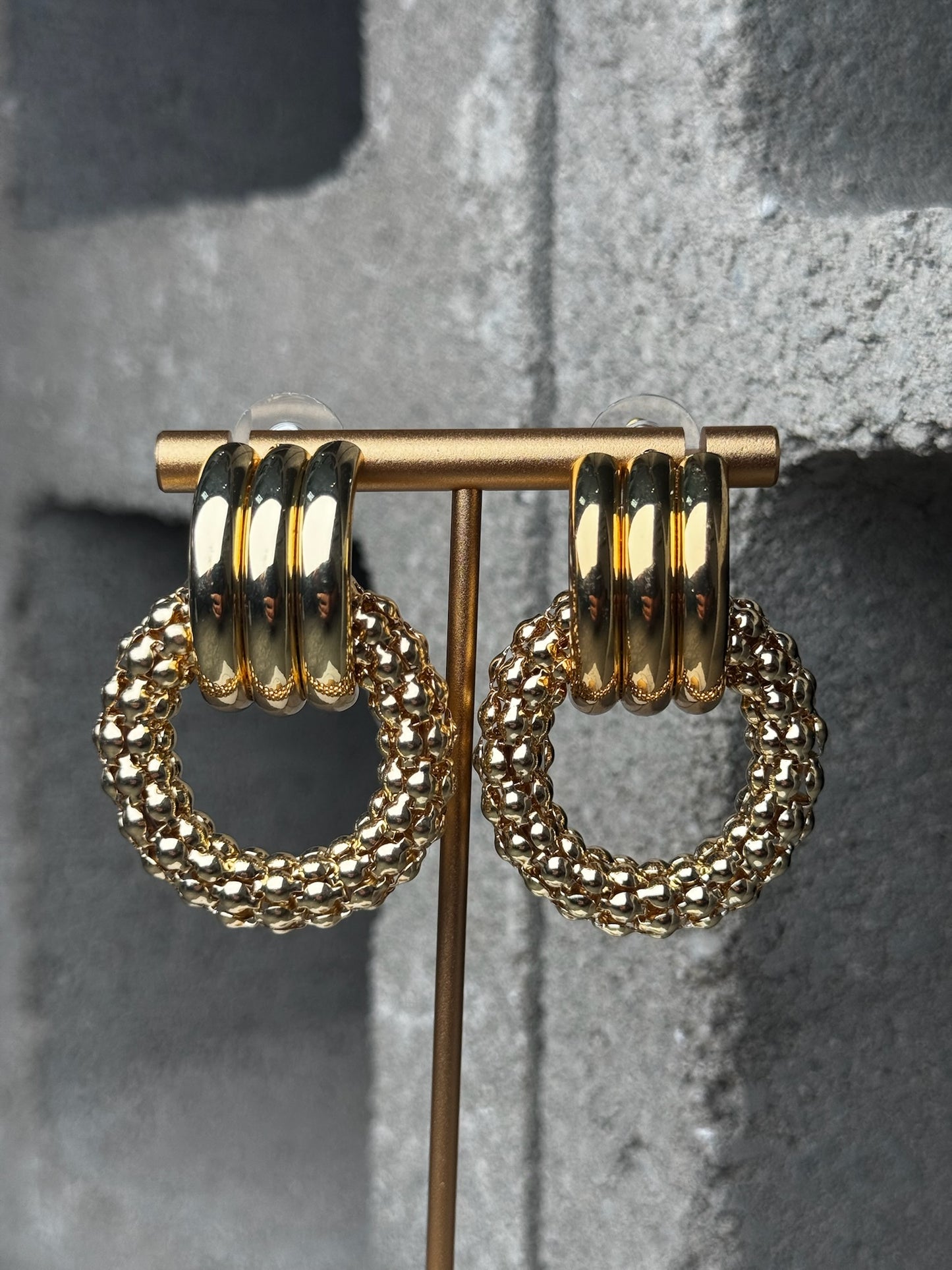 Looped In Oversized Stud Earring