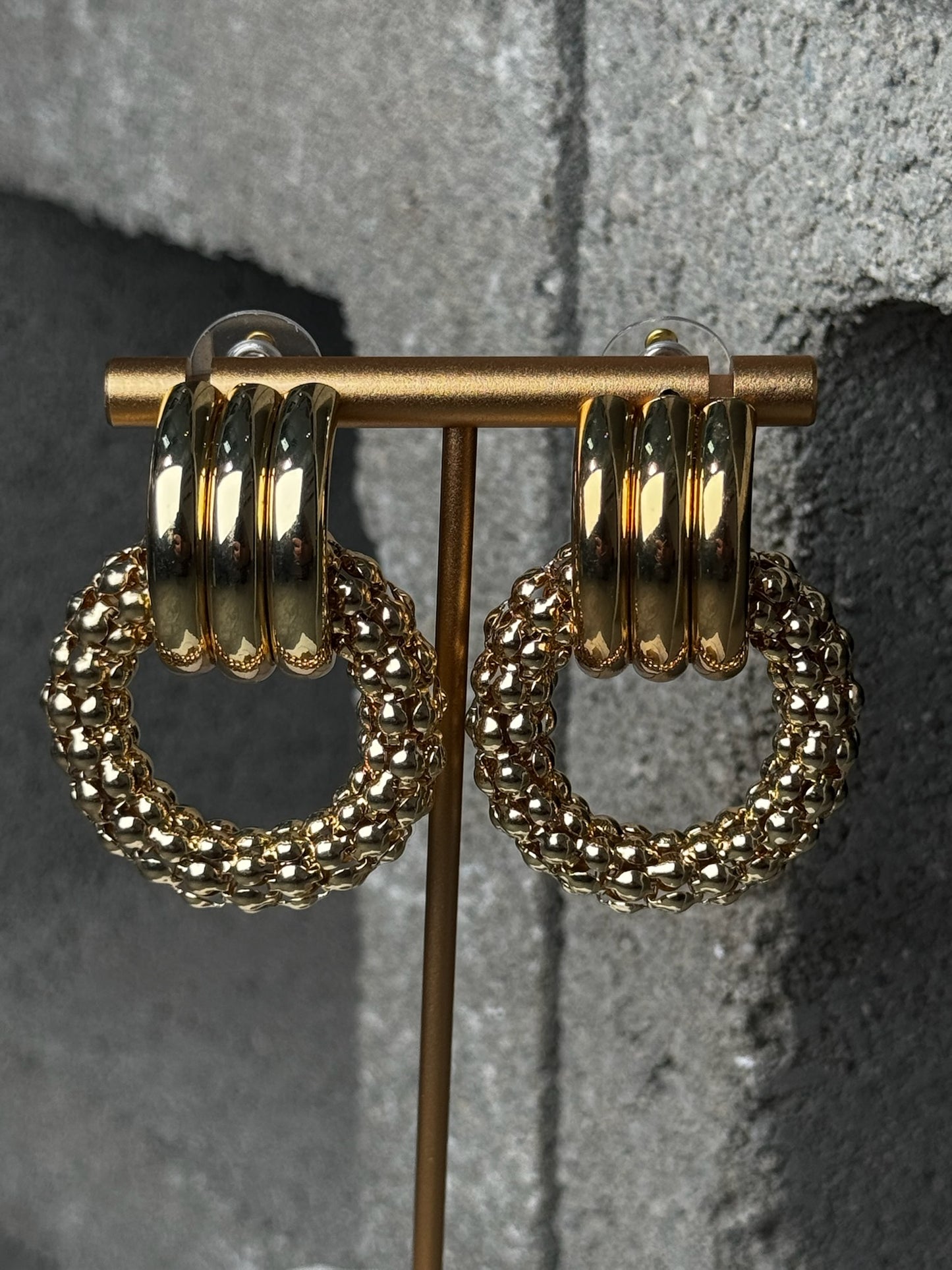 Looped In Oversized Stud Earring