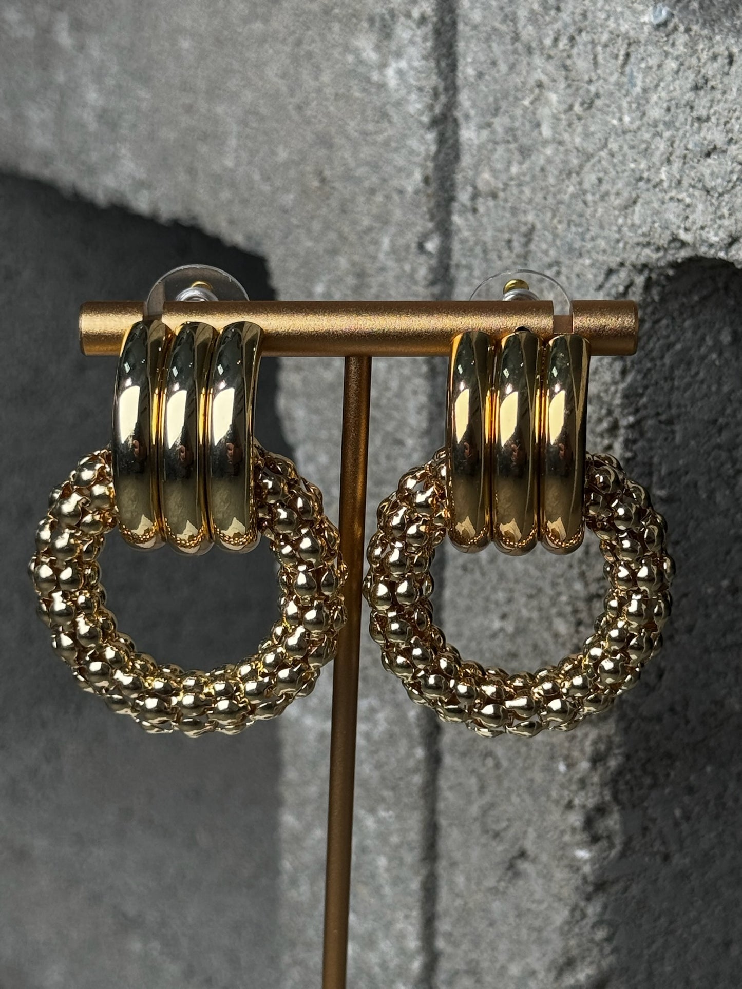 Looped In Oversized Stud Earring