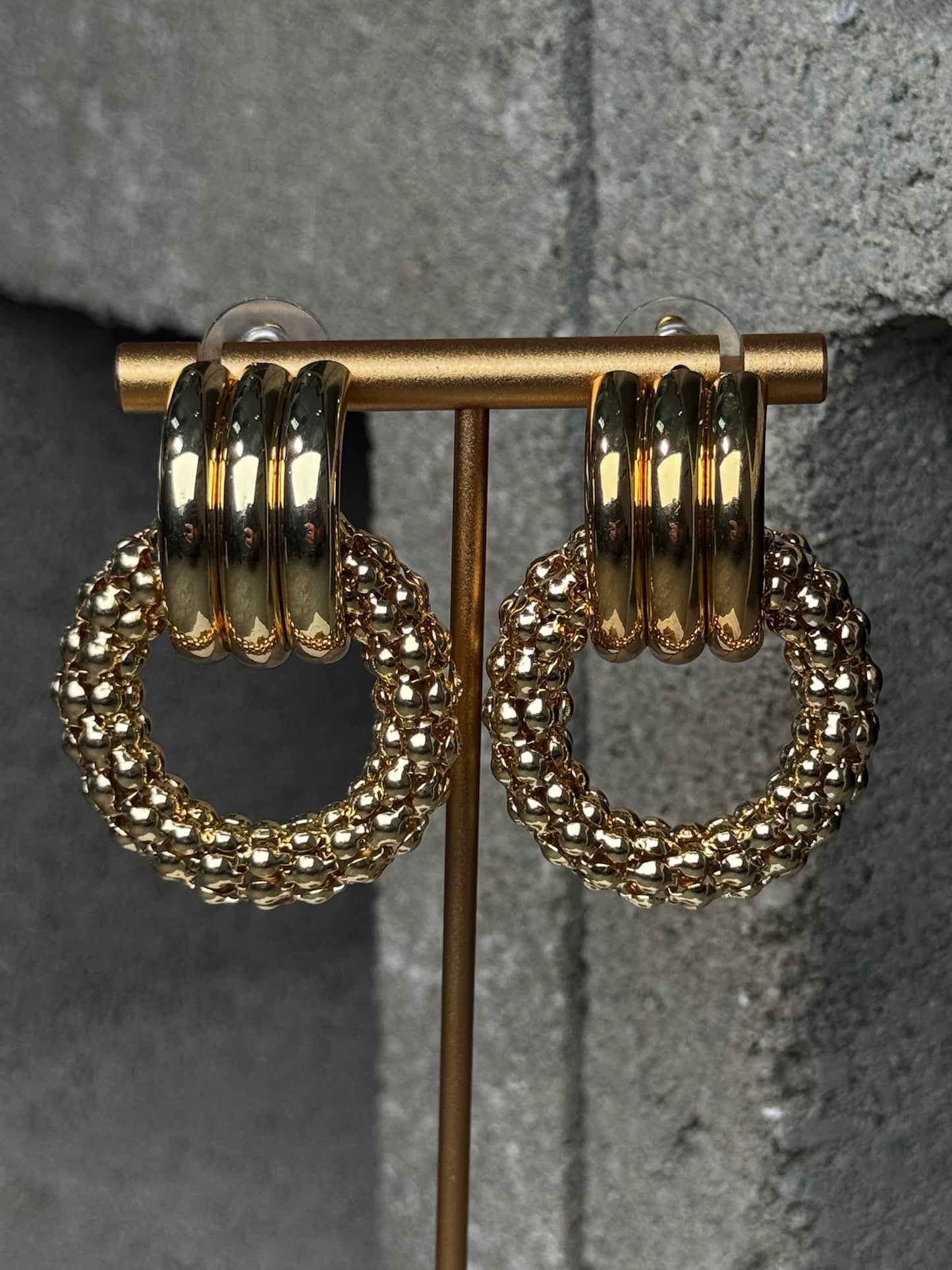 Looped In Oversized Stud Earring