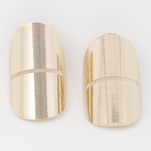 Geometric Slot Earrings