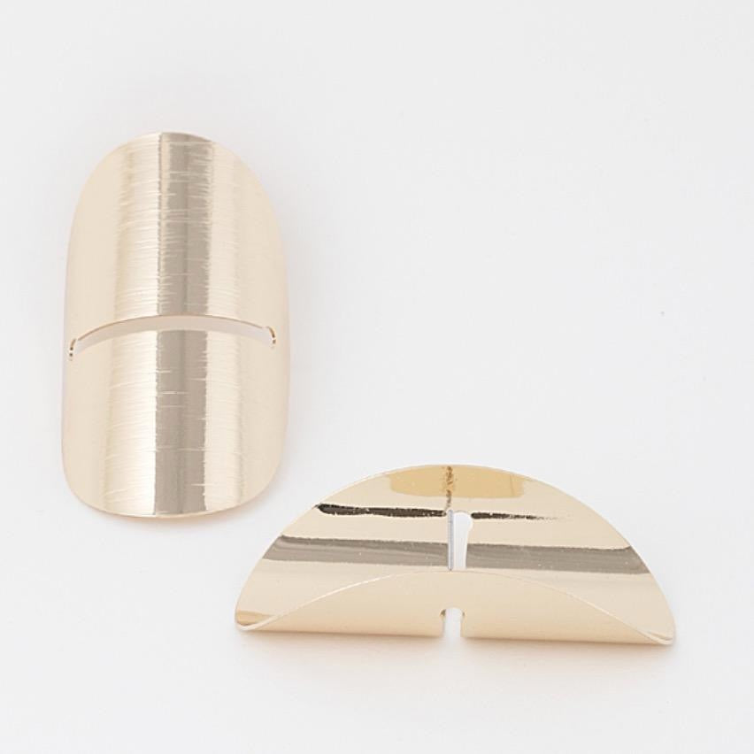 Geometric Slot Earrings