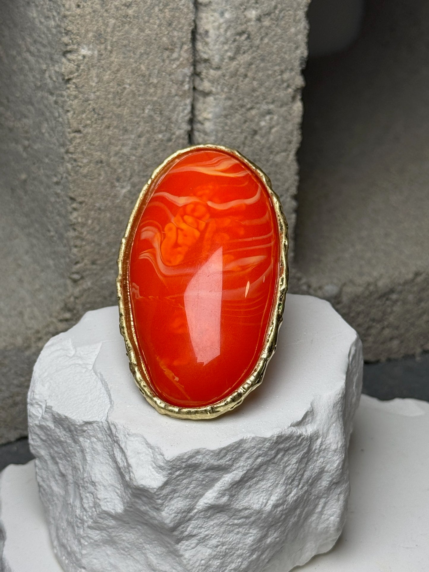 Ethereal Statement Ring Expandable Up To Size 10