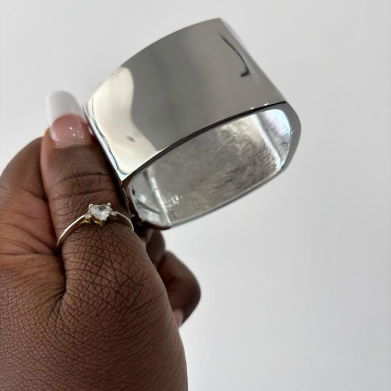 Stack Attack Square Cuff Bracelet 8"