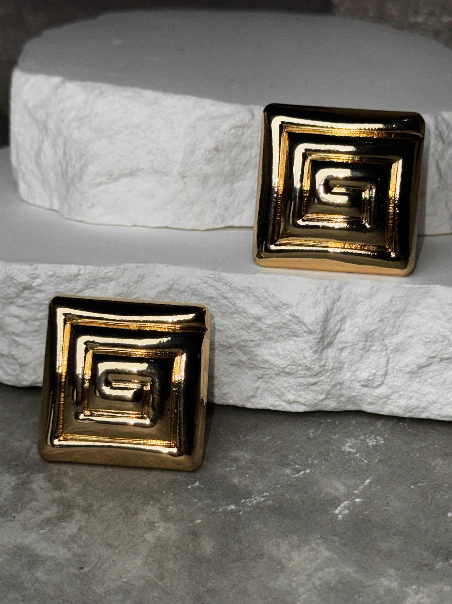 Block Party Stud Earrings