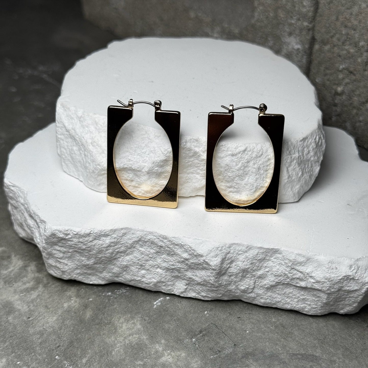 Secret Edge Hoop Earrings