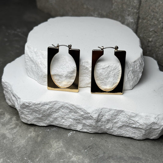 Secret Edge Hoop Earrings