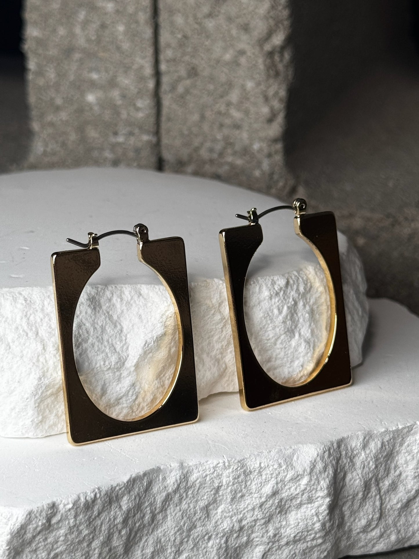 Secret Edge Hoop Earrings