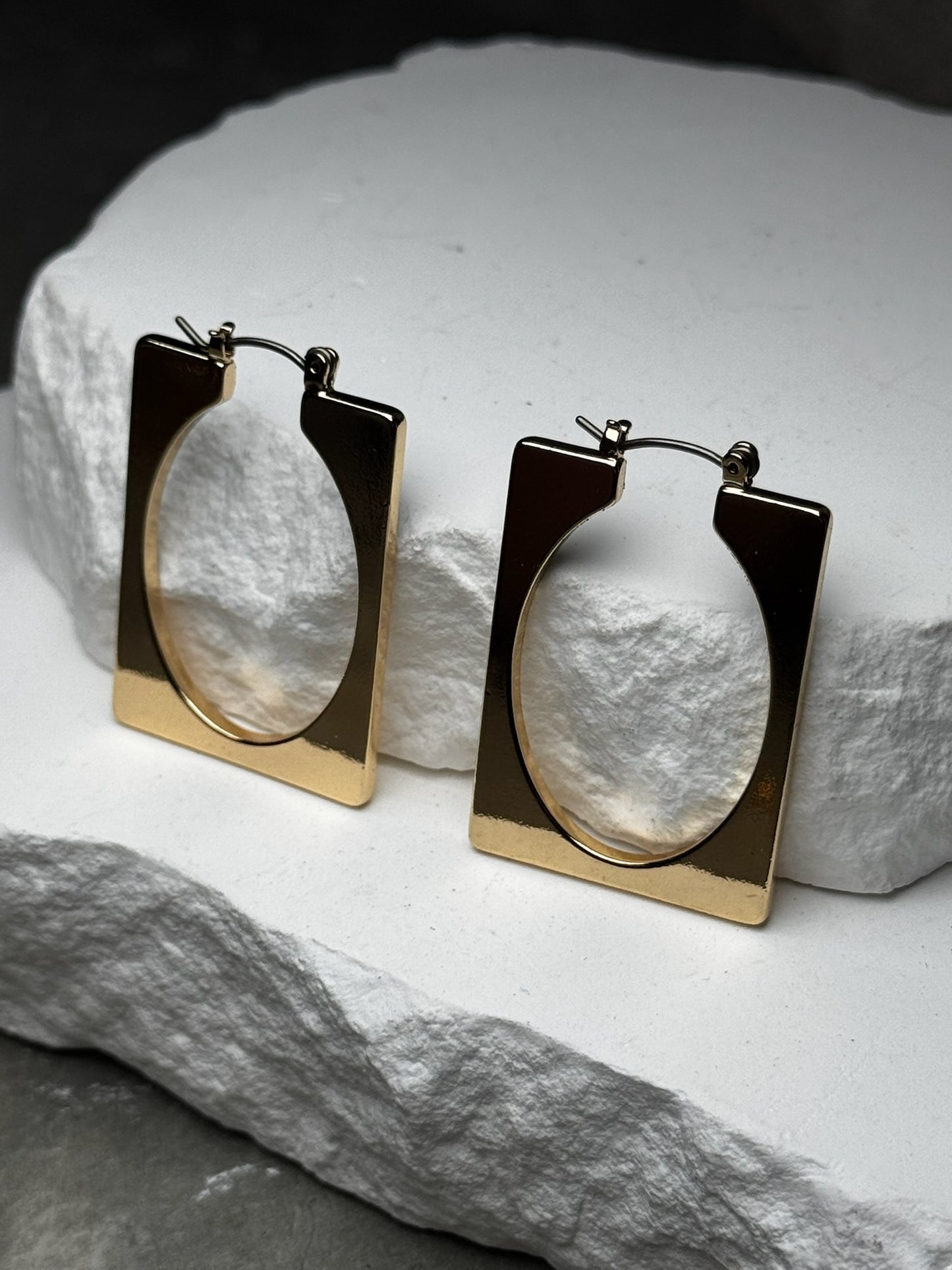 Secret Edge Hoop Earrings
