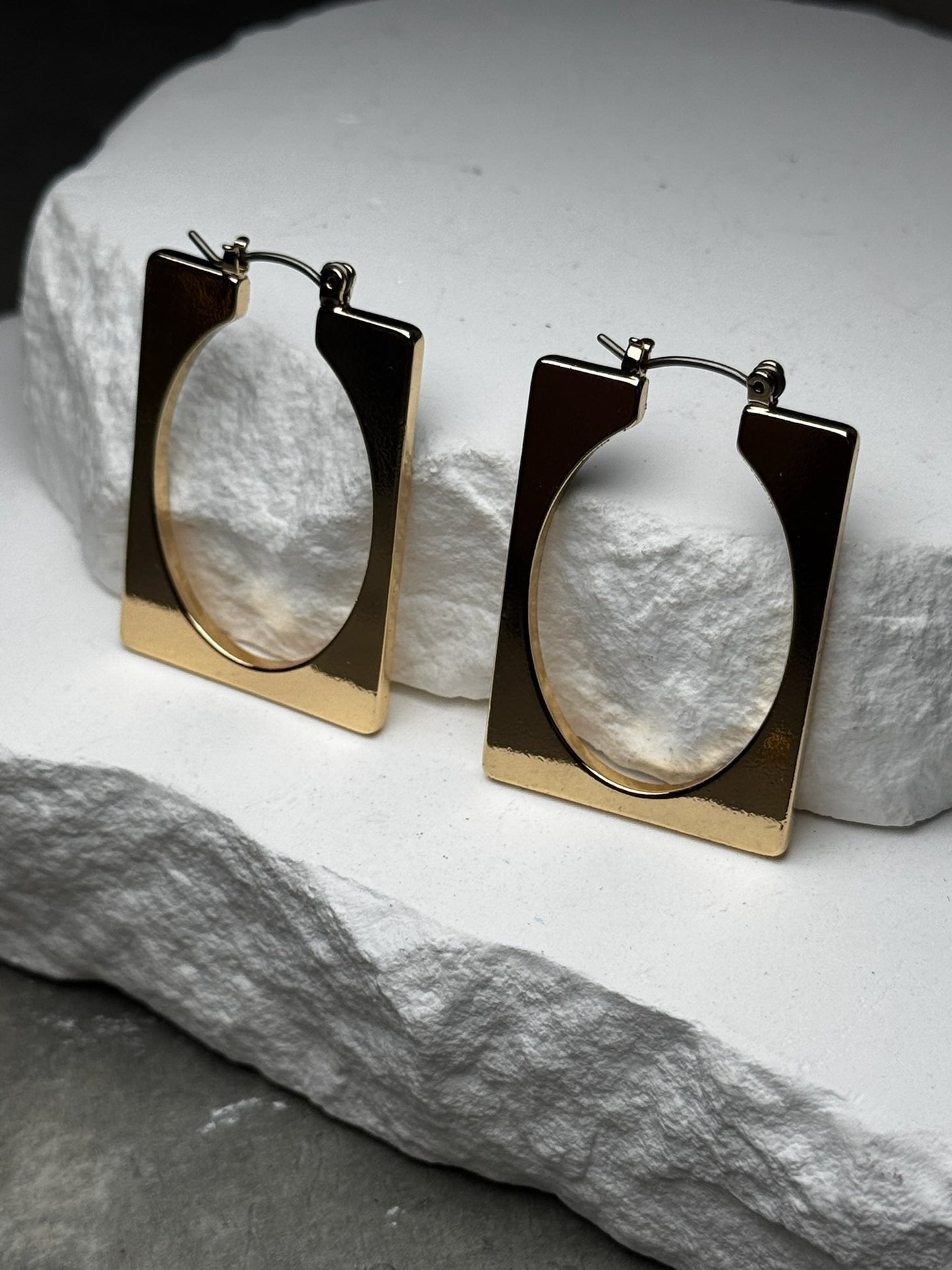 Secret Edge Hoop Earrings