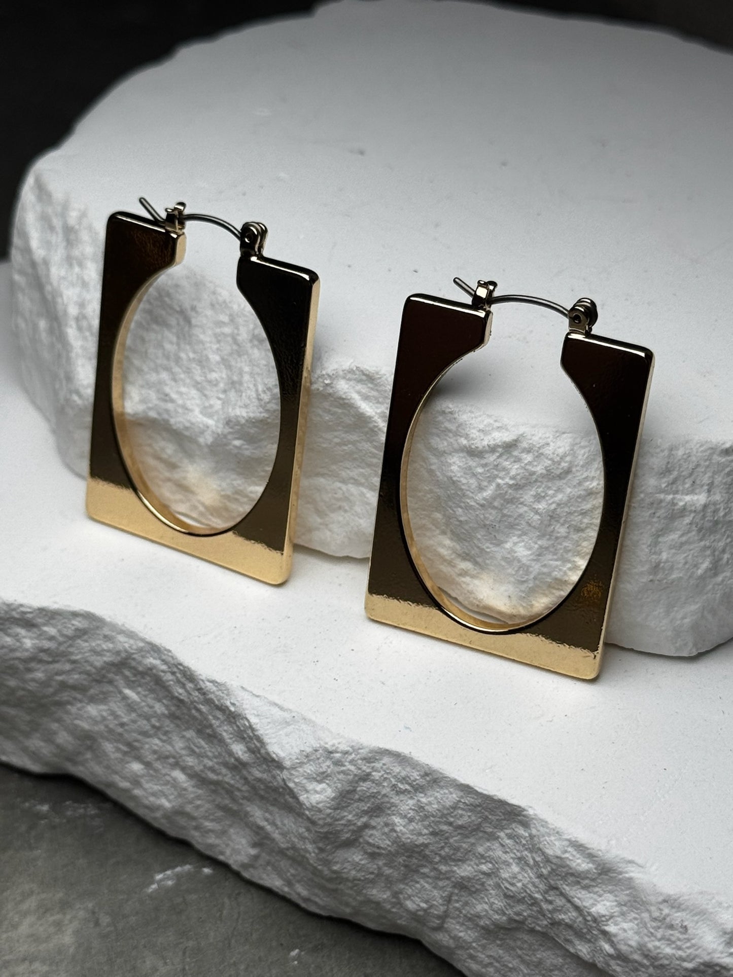Secret Edge Hoop Earrings