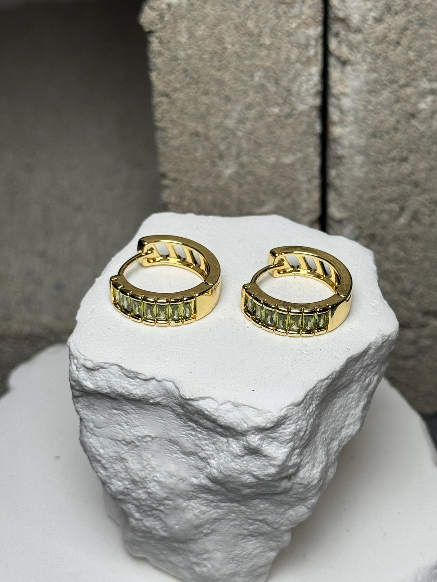 Mint To Be Mini Hoop Earrings