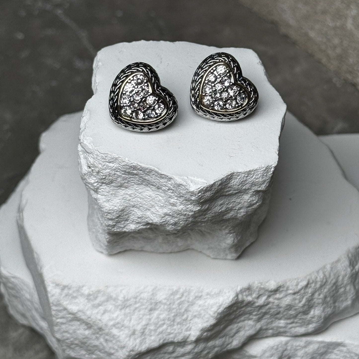 LUXE Mix Metal Stud Earrings