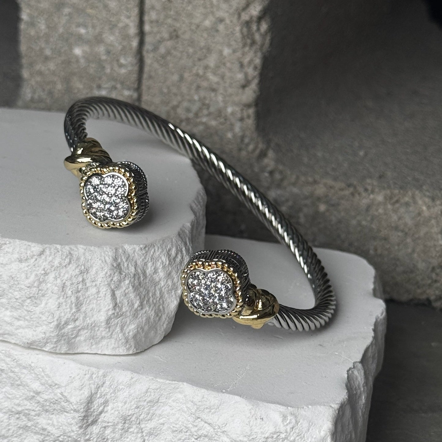 All That Glitters Expandable Cuff Bracelets Up To 8"