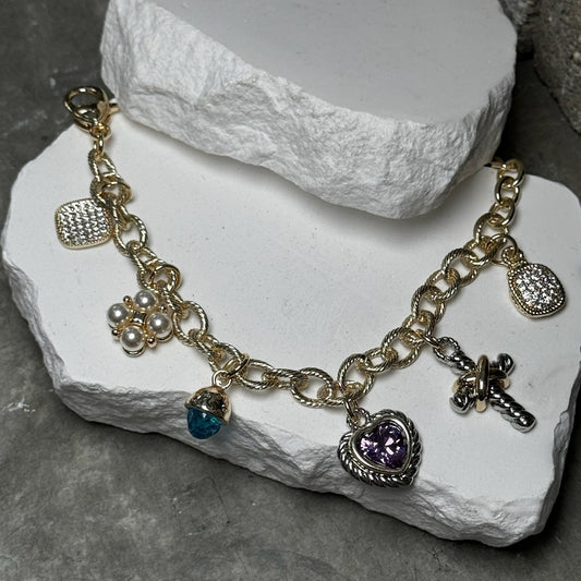 All Charmed Out Bracelet 8"