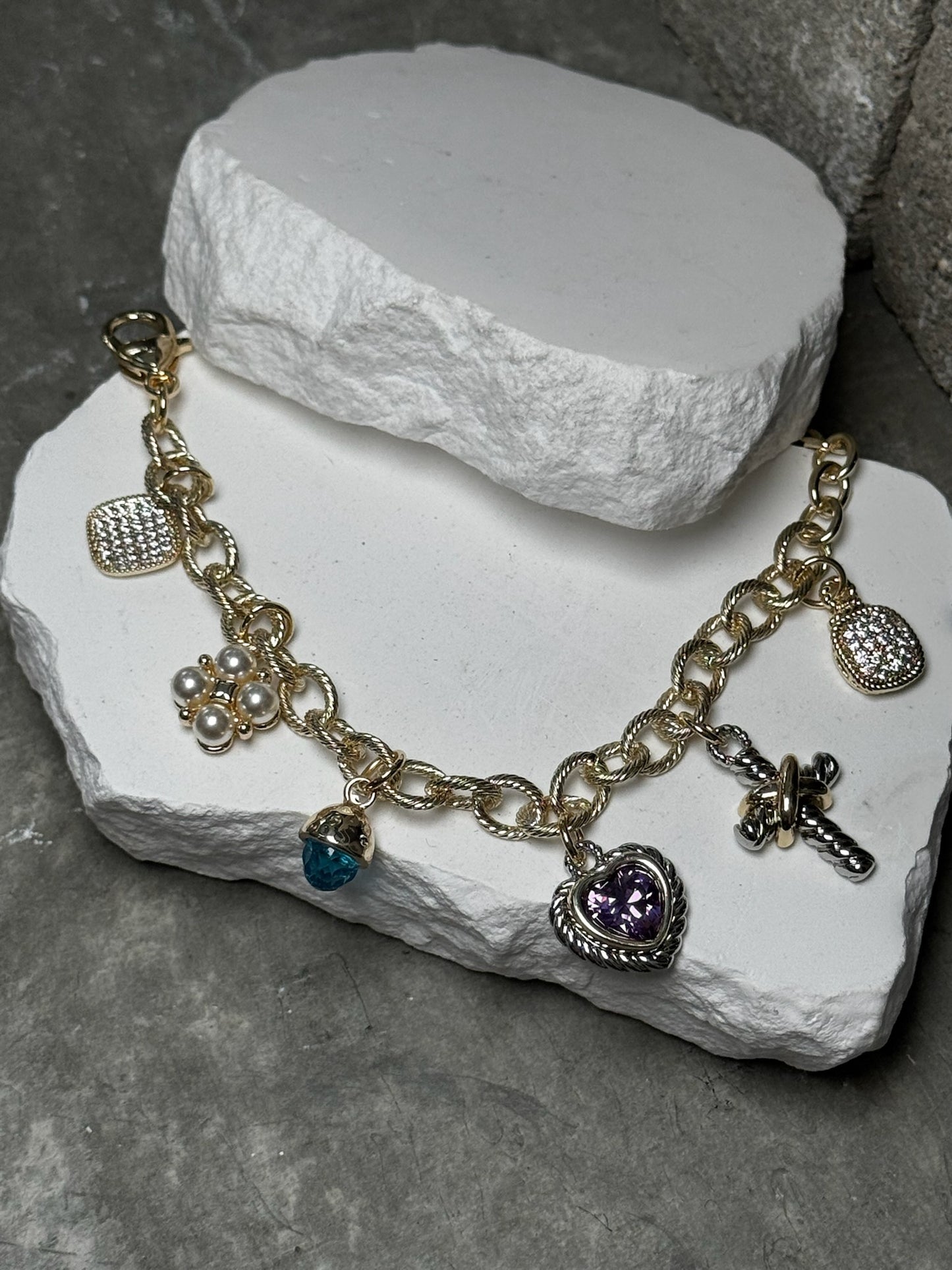 All Charmed Out Bracelet 8"