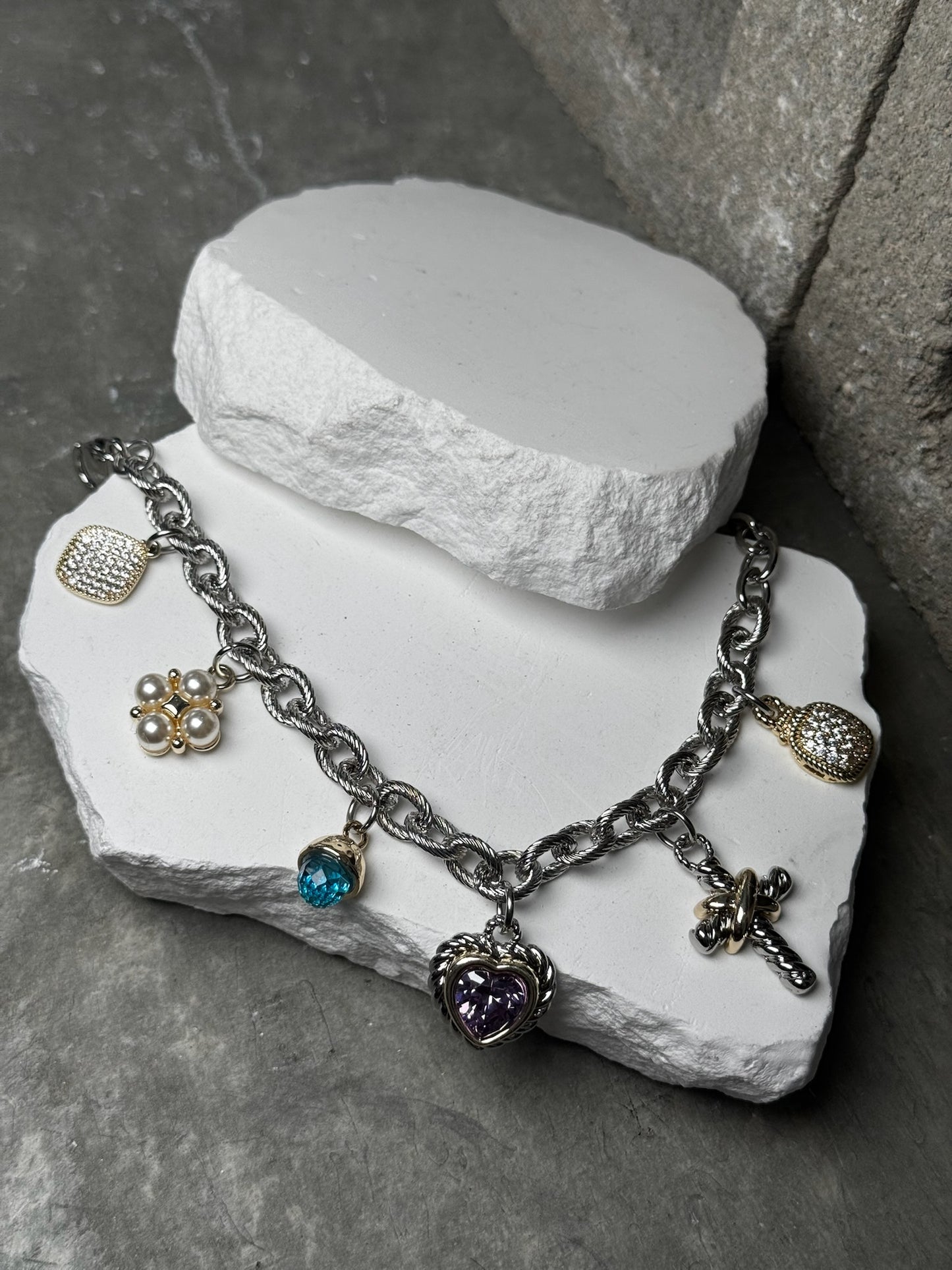 All Charmed Out Bracelet 8"