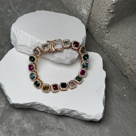 So Sophisticated Gem Bracelet 8"