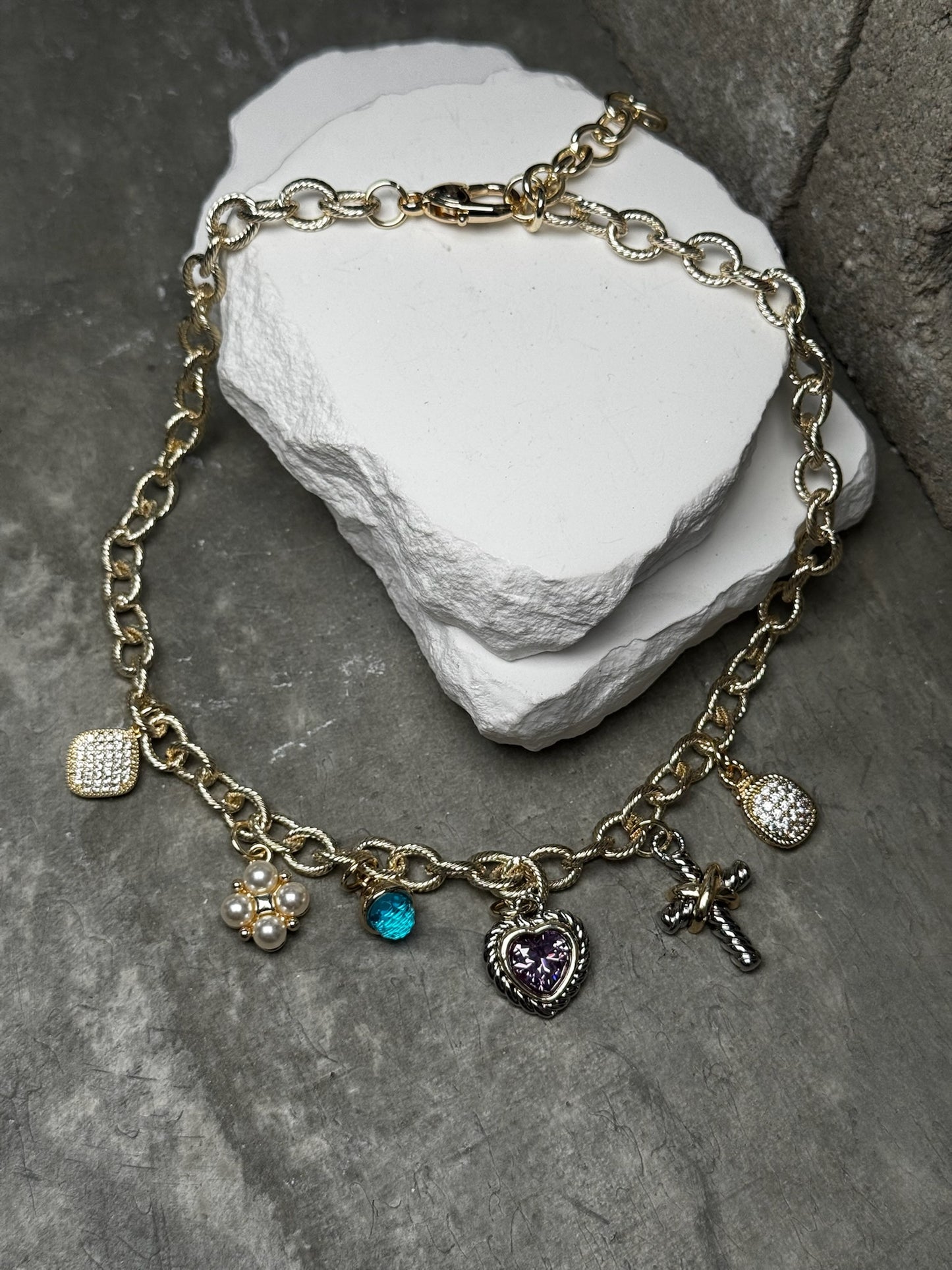 Such A Charmer Necklace 16" w/ Extender