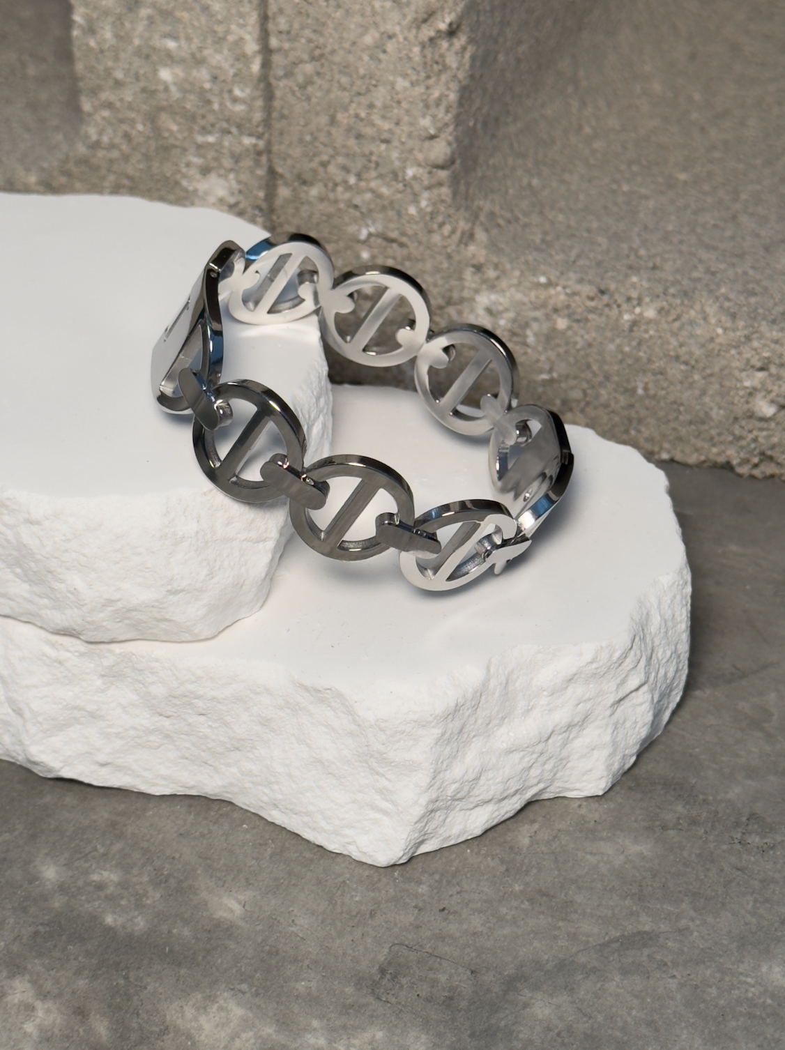 The E Custom Layer Bracelet 7.5"