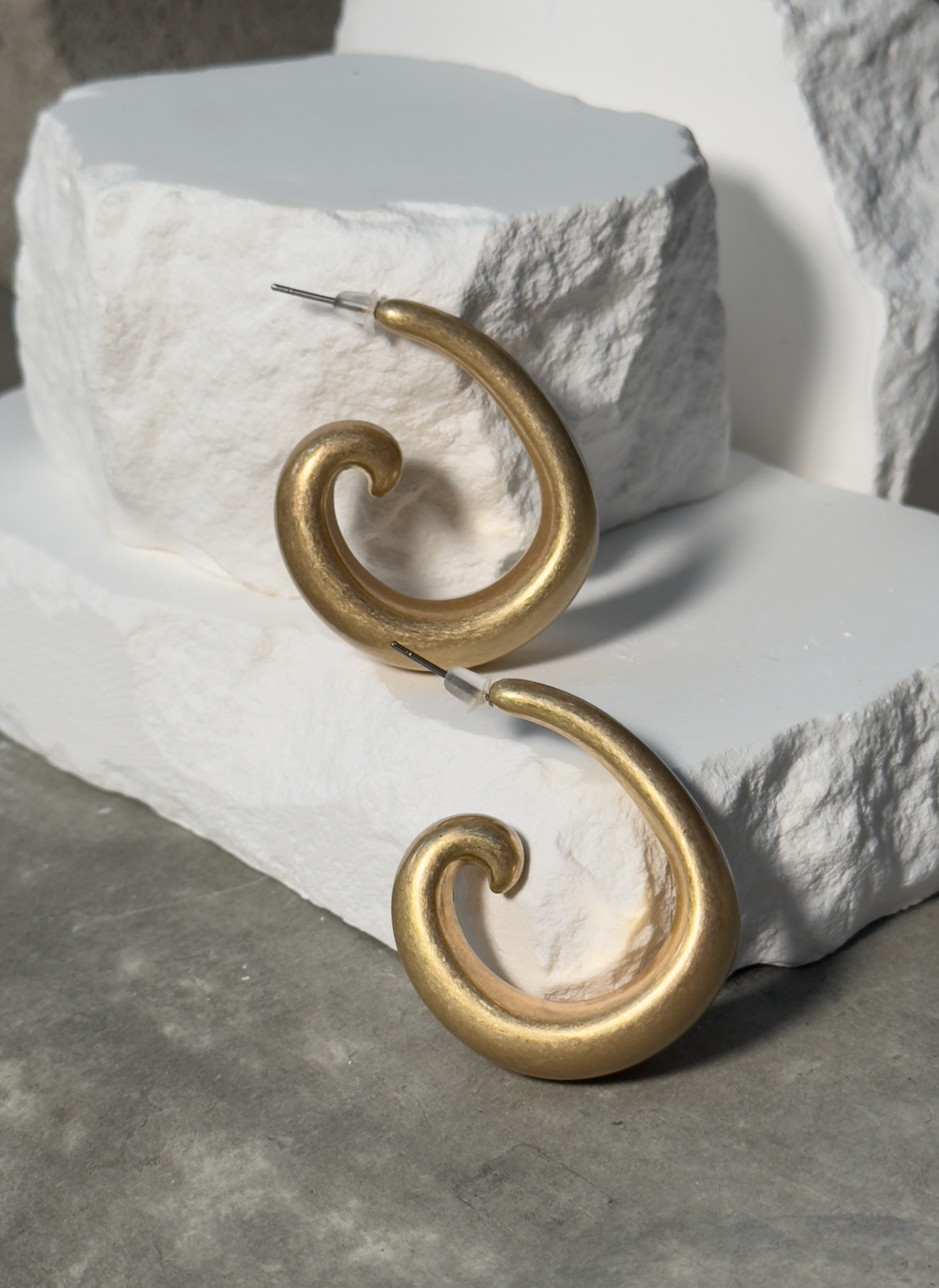 Golden Hour Swirl Earrings