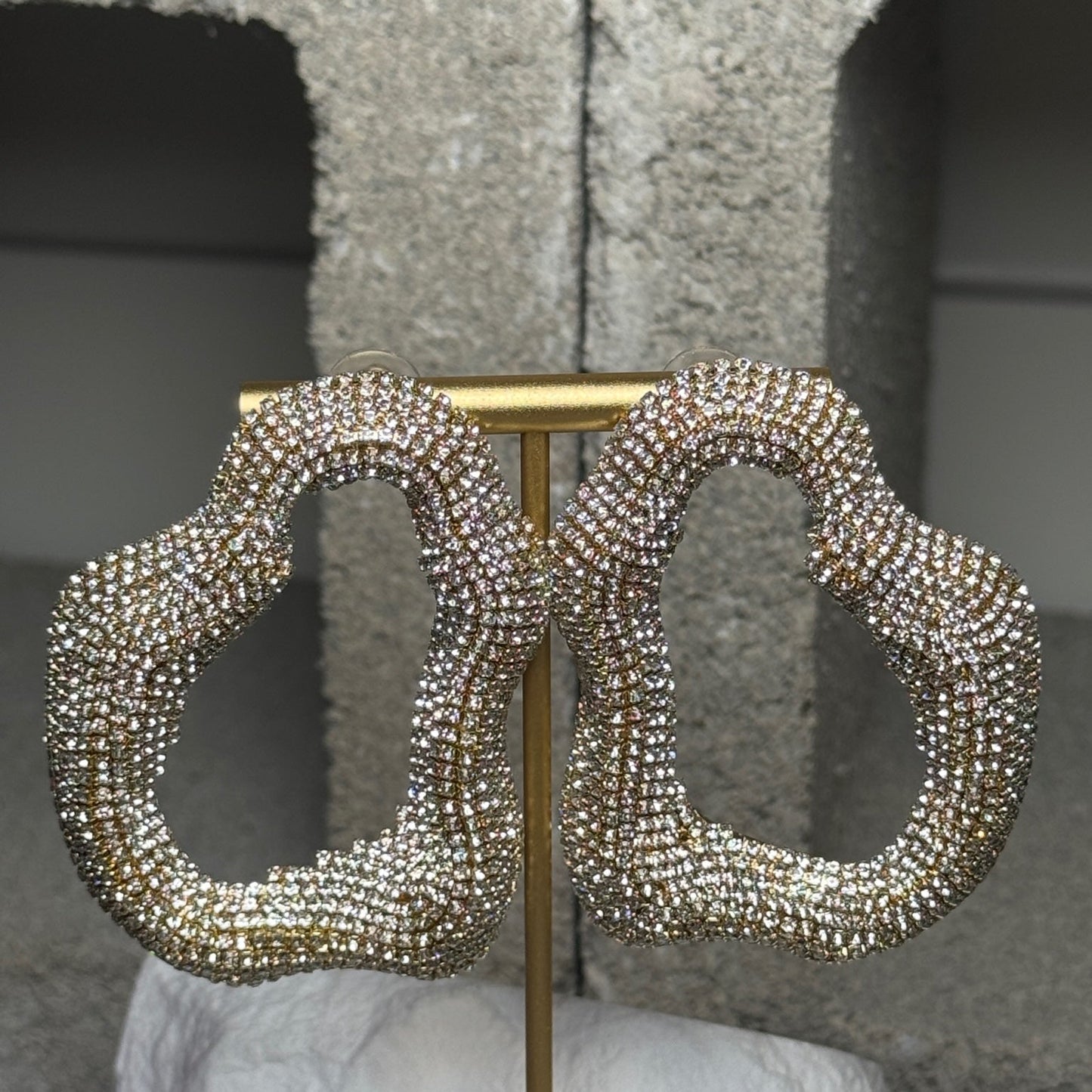 Golden Mirage Hoops