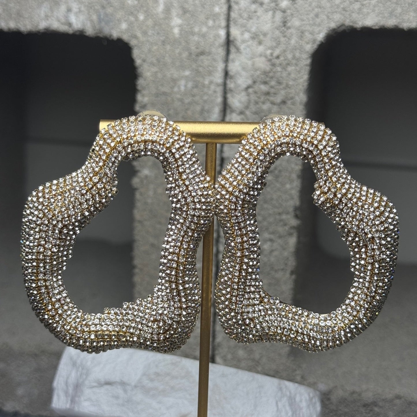 Golden Mirage Hoops