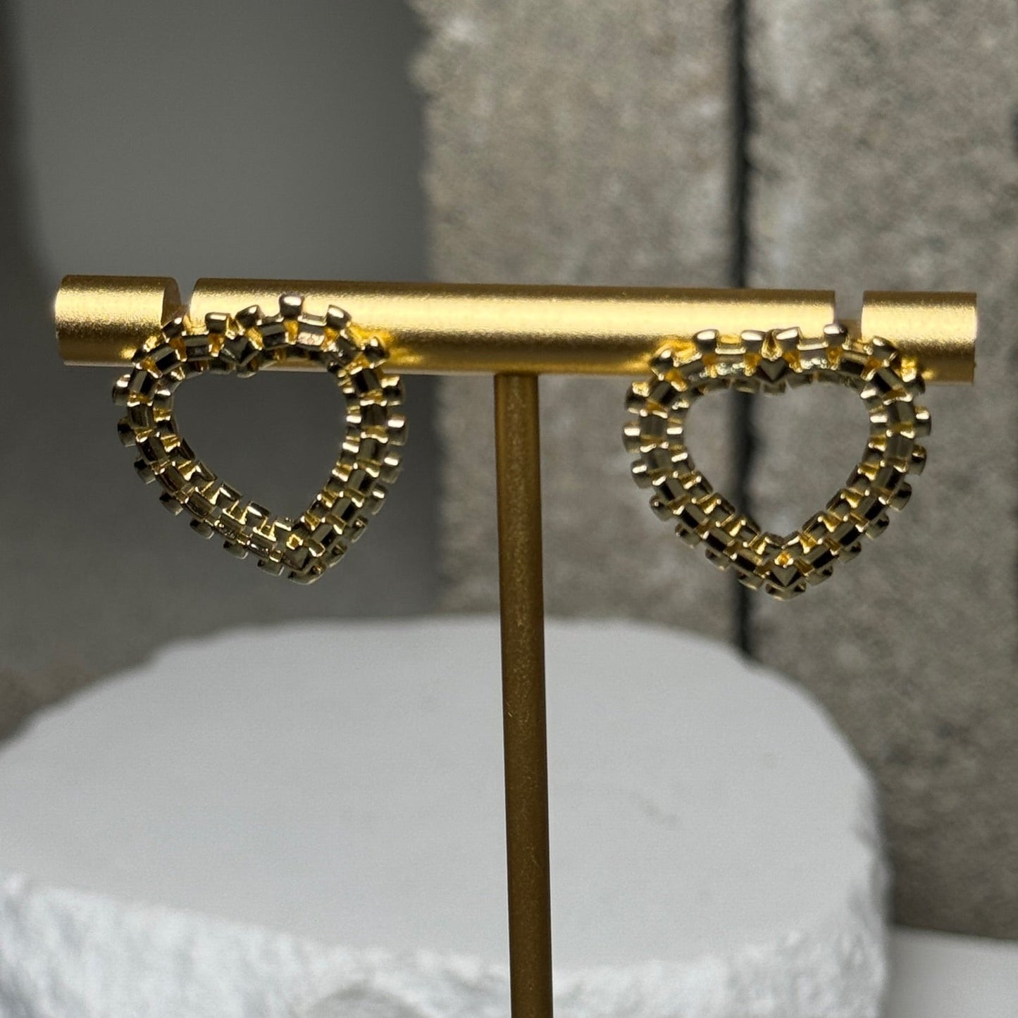 Hotline Heart Stud Earrings