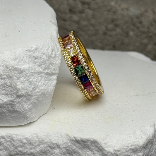 Happy Hour Multi Color Ring 8