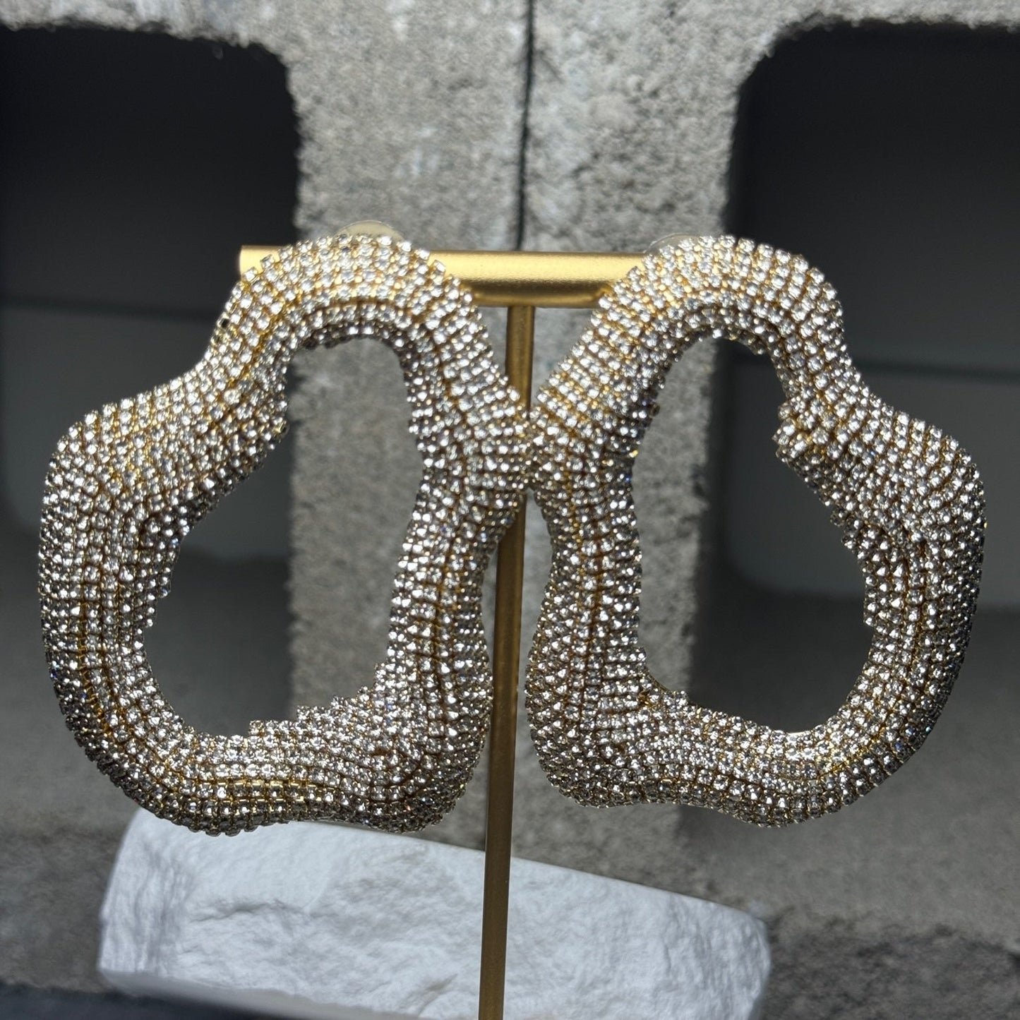 Golden Mirage Hoops